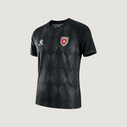 Jordanie – Maillot Extérieur Coupe du Monde 2026 – Noir, Gris - avant