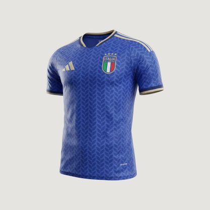 Italie – Maillot Domicile Coupe du Monde 2026 – Bleu, Or - avant