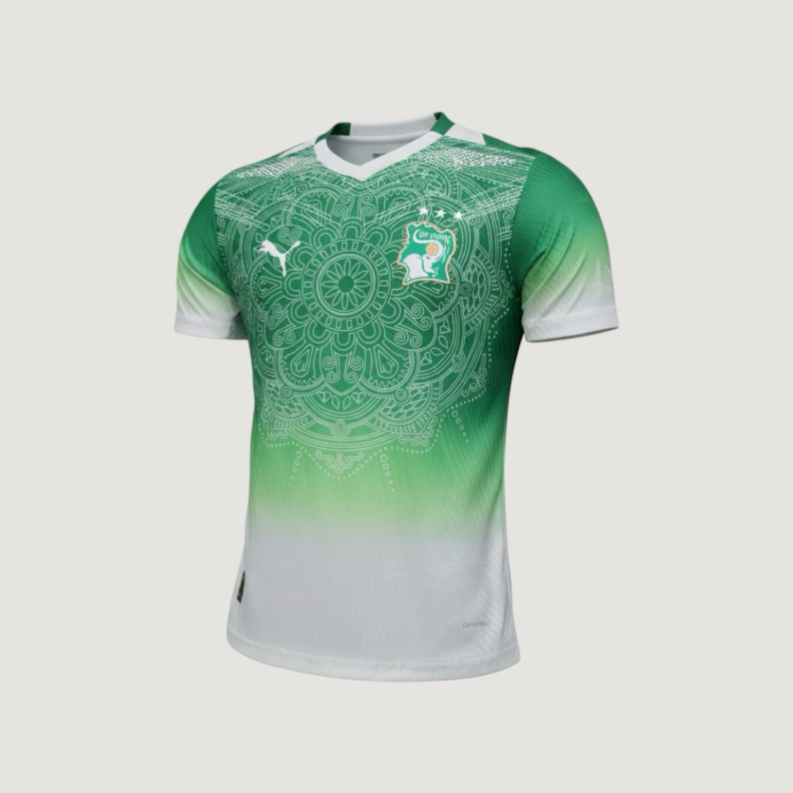 Côte d’Ivoire – Maillot Concept 2026 – Vert, Blanc - avant