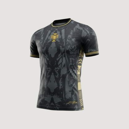 Portugal – Maillot Édition Spéciale 2025-2026 – Noir, Jaune - avant