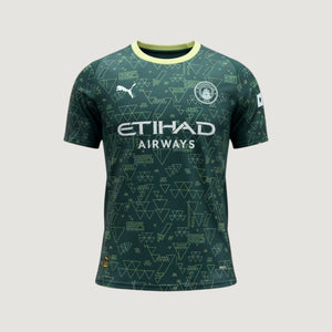 Manchester City – Maillot Fourth 2025/26 – Vert - avant