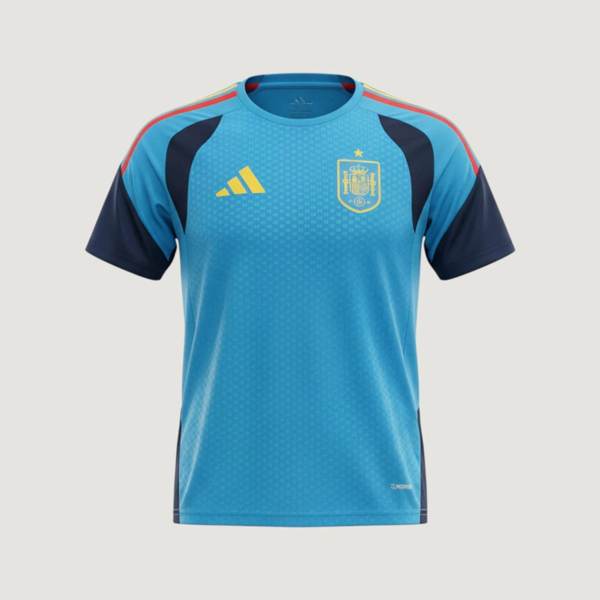 Espagne – Maillot Pré-Match 2026 – Bleu & Jaune - avant
