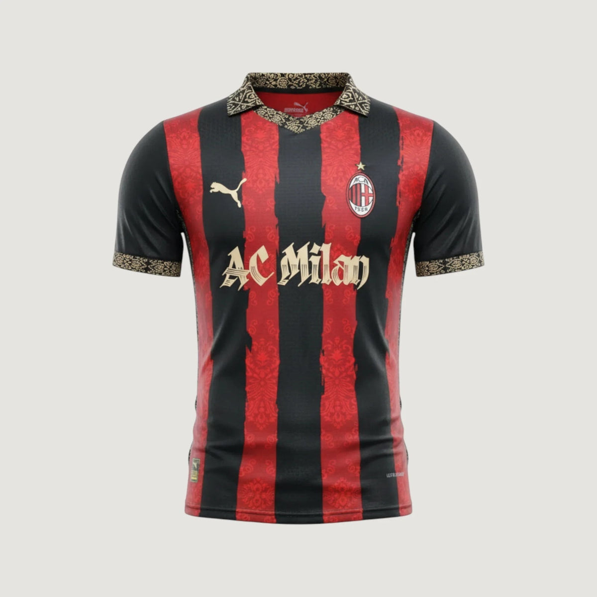 AC Milan – Maillot Domicile Spécial Édition 2026 – Noir, Rouge - avant