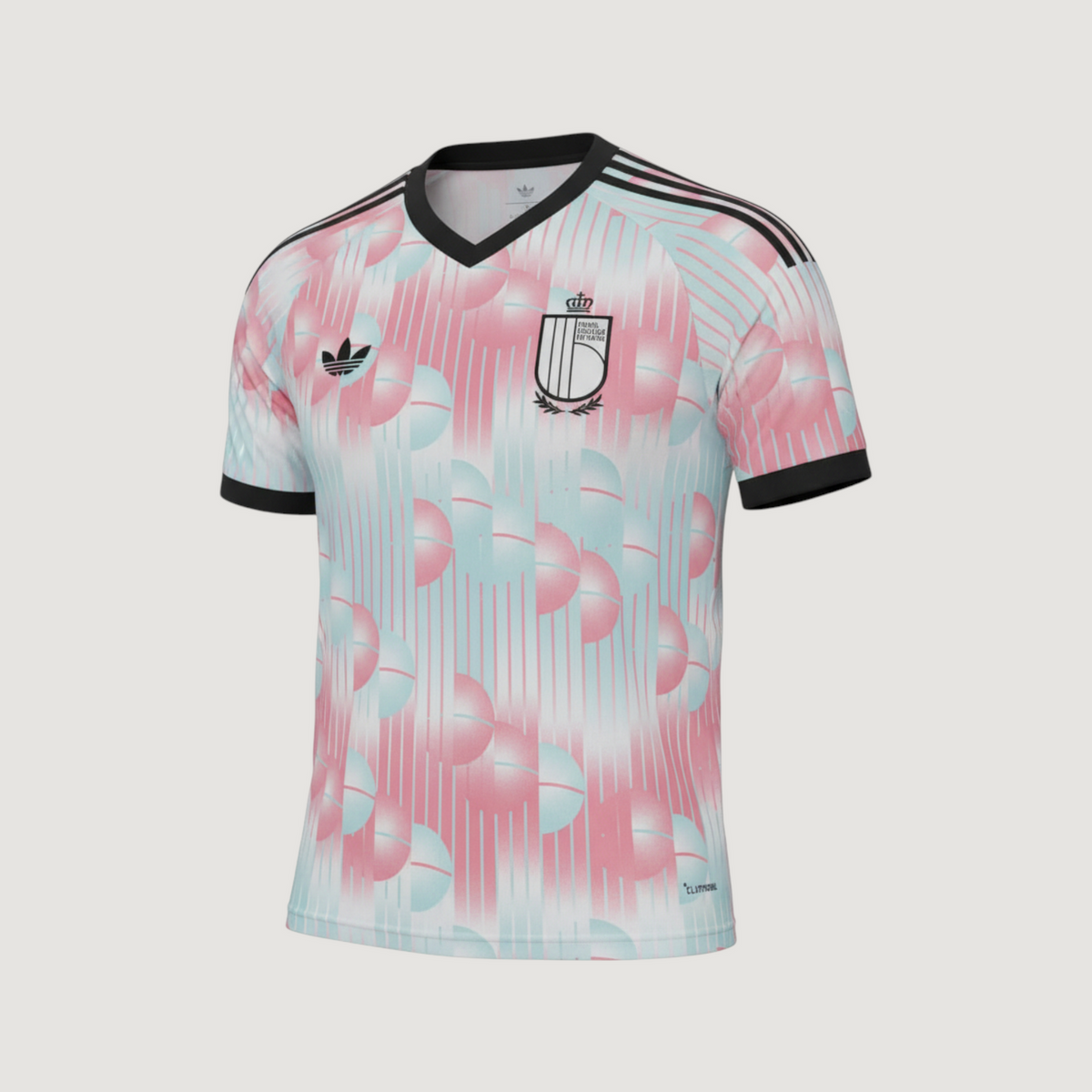 Belgique – Maillot Extérieur 2026 – Rose, Bleu - avant