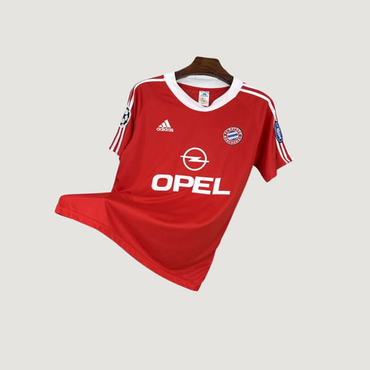 Bayern Munich – Maillot Retro 2001/02 – Rouge - avant