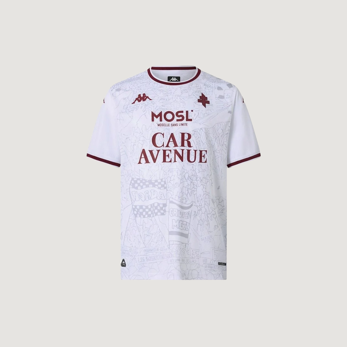 FC Metz – Maillot Domicile 2025/26 – Blanc - avant