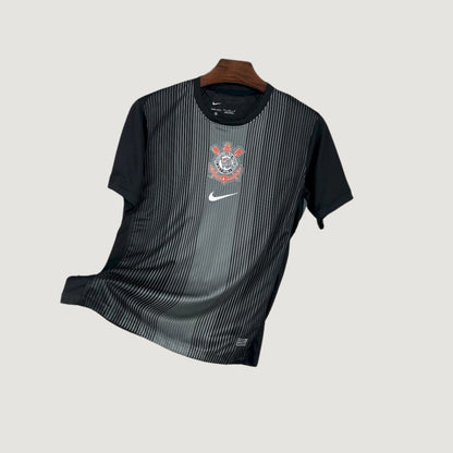 Corinthians – Maillot Gardien 2025/26 – Noir - avant