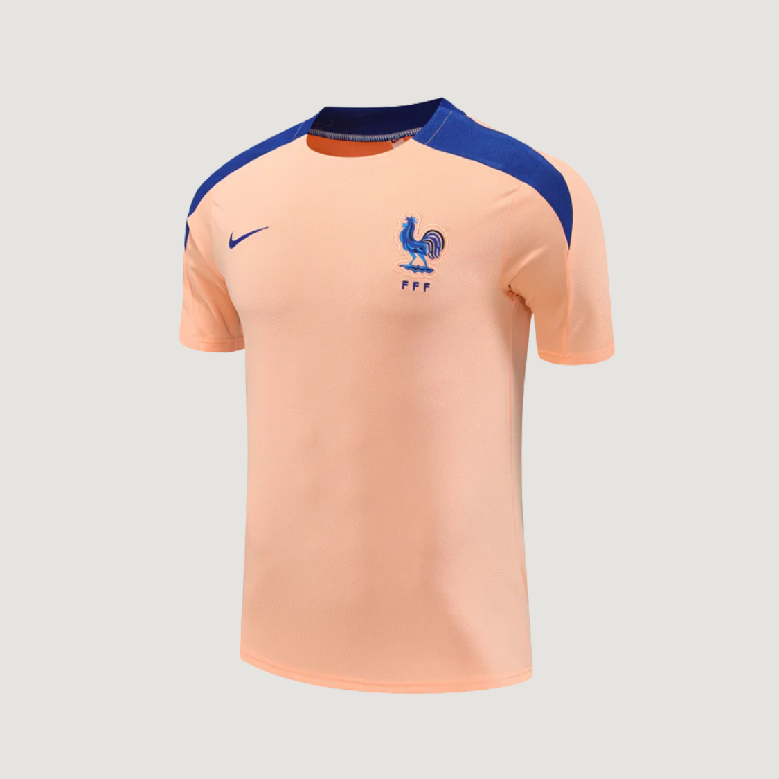 France – Maillot Entraînement 2025/26 – Pêche, Bleu - avant