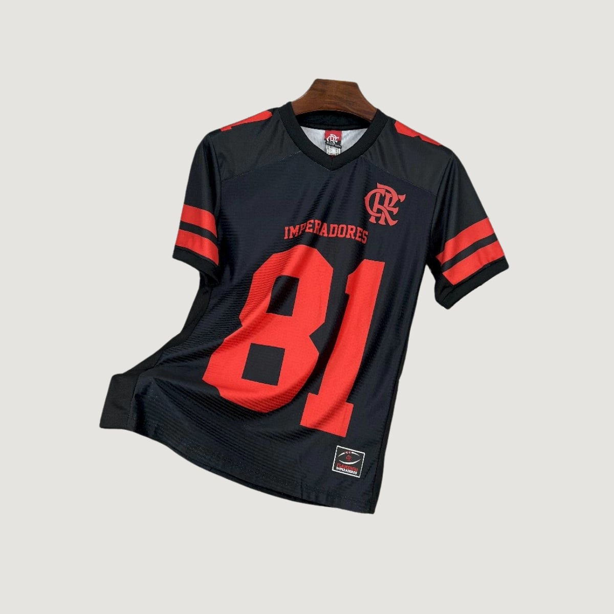 Flamengo – Maillot NFL Concept 2025/26 – Noir, Rouge - avant