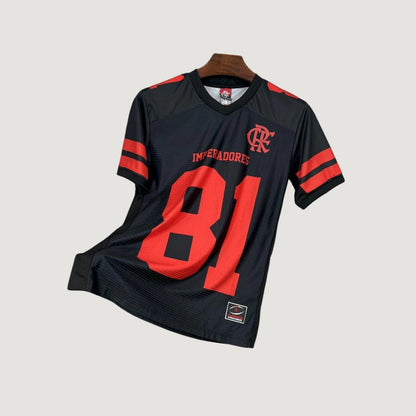 Flamengo – Maillot NFL Concept 2025/26 – Noir, Rouge - avant