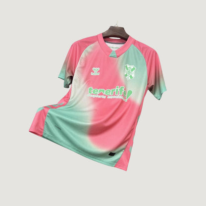 CD Tenerife – Maillot Third 2025/26 – Rose, Vert - avant