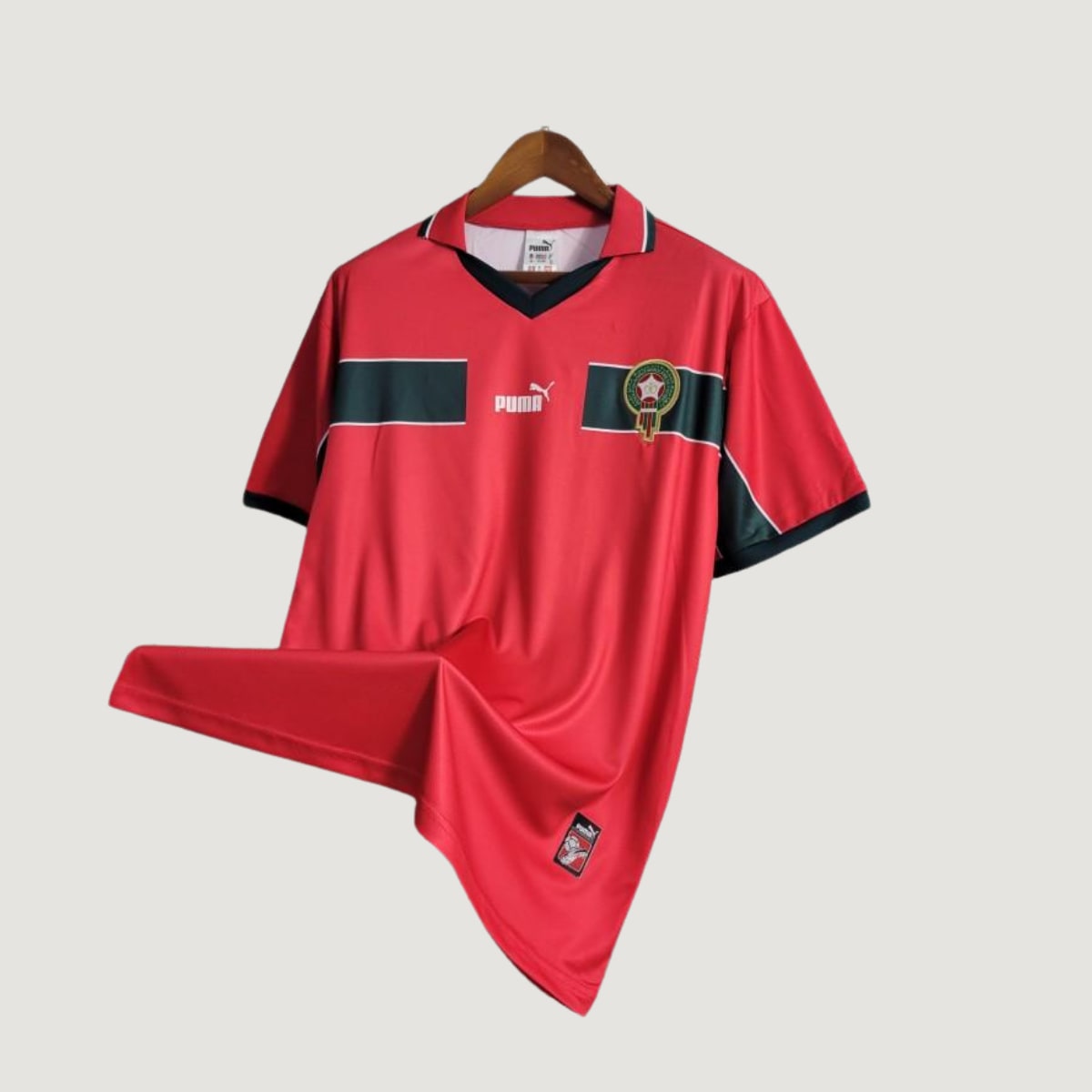 Maroc – Maillot Retro 1998 Third – Rouge - avant