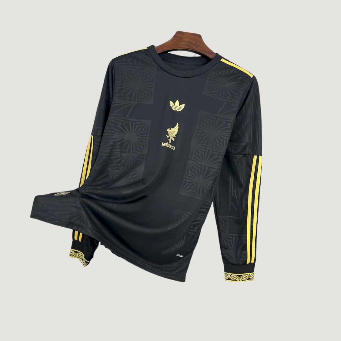 Mexique – Maillot Concept Manches Longues 2025 – Noir - avant