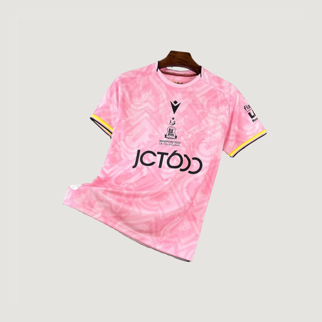 Bradford City – Maillot Extérieur 2025/26 – Rose - avant