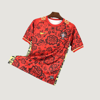 Portugal – Maillot Concept Fleurs 2025/26 – Rouge - avant