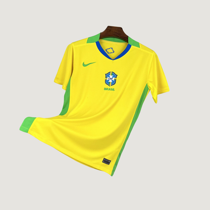 Brésil – Maillot Domicile 2025/26 – Jaune, vert - avant