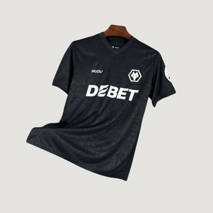Wolverhampton – Maillot Goalkeeper 2025/26 – Noir - avant
