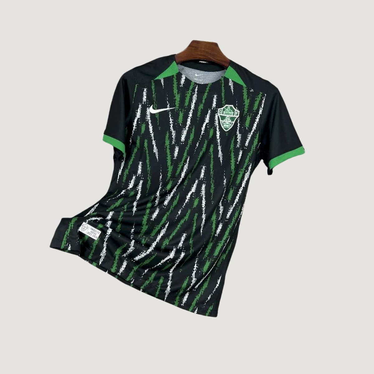 Elche – Maillot Extérieur 2025/2026 – Noir, Vert - avant