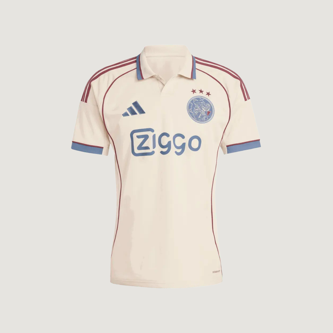 Ajax – Maillot Third 2025/26 – Beige, Bleu - avant
