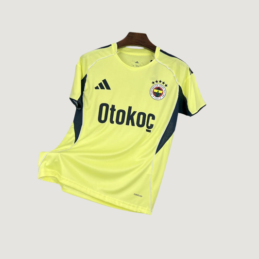 Fenerbahçe – Maillot Extérieur 2025/26 – Jaune Fluo, Bleu - avant