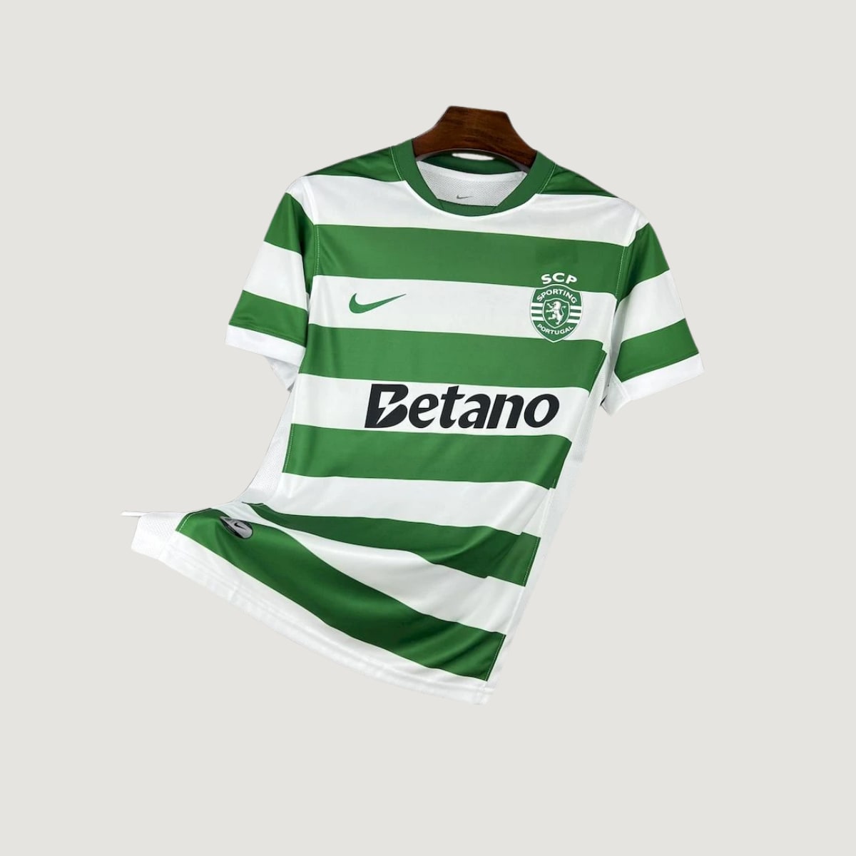 Sporting Lisbonne – Maillot Domicile 2025/26 – Vert, Blanc - avant