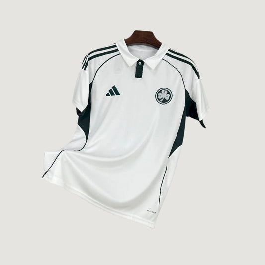 Panathinaikos – Maillot Extérieur 2025/26 – Blanc, Vert - avant