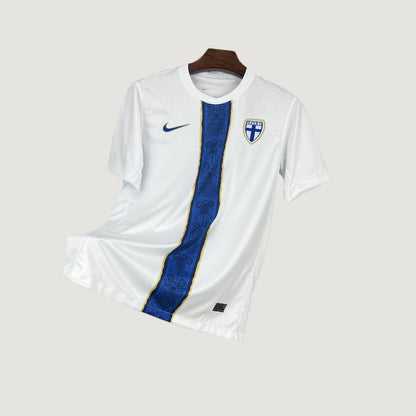 Finlande – Maillot Domicile 2025/26 – Blanc & Bleu - avant