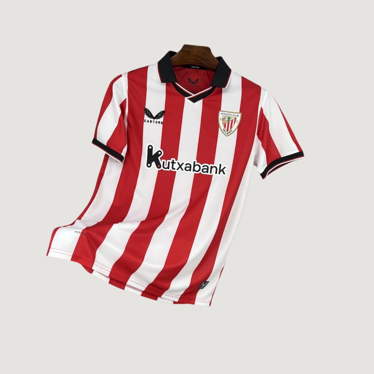Athletic Bilbao – Maillot Domicile 2025/26 – Rouge, Blanc - avant