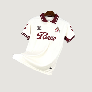 FC Köln – Maillot Édition Spéciale 2025/26 – Blanc, Bordeaux - avant
