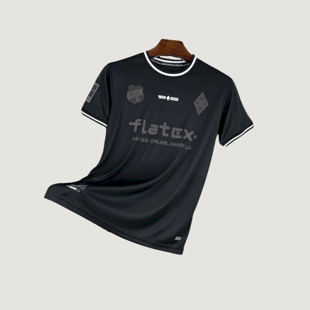 Borussia Mönchengladbach – Maillot 2025/26 – Noir, Blanc - avant