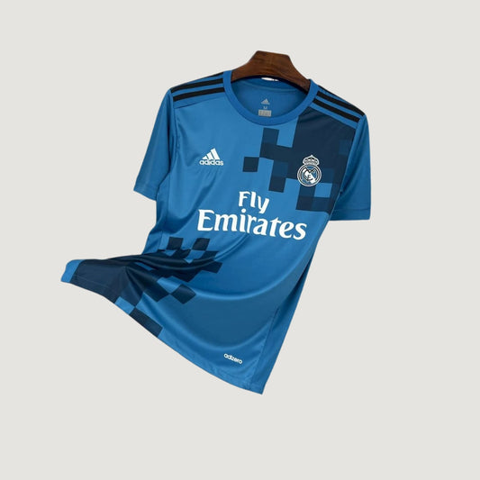 Real Madrid – Maillot Rétro 2017/18 – Bleu, Marine - avant