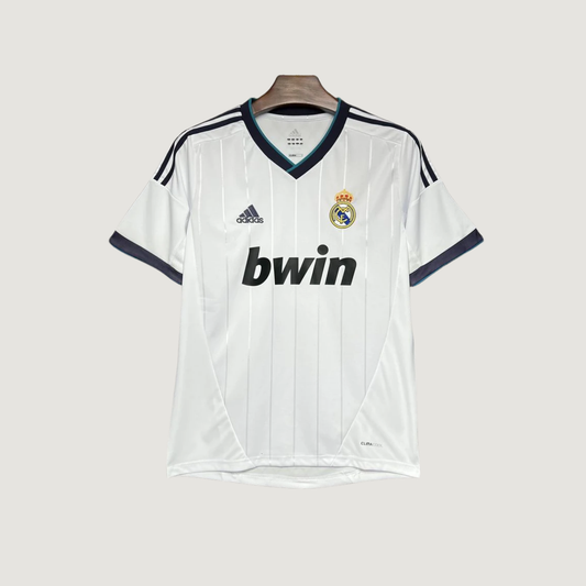 Real Madrid – Maillot Rétro 2012/13 – Blanc, Bleu Marine - avant
