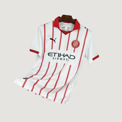 Girona FC – Maillot Domicile 2025/26 – Blanc, Rouge - avant