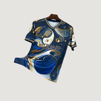 Manchester City – Maillot Concept 2025/26 – Bleu & Doré - avant