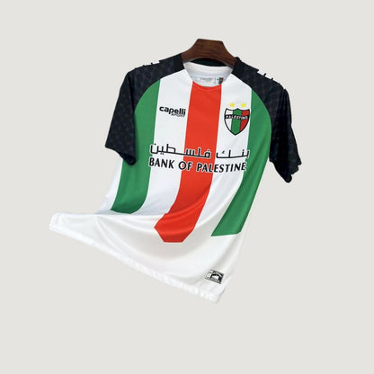 CD Palestino – Maillot Domicile 2025/26 – Blanc, Vert, Rouge - avant
