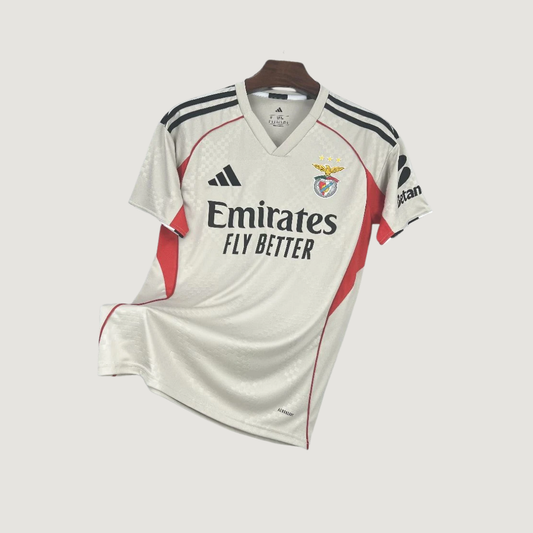 Benfica – Maillot Extérieur 2025/26 – Blanc - avant