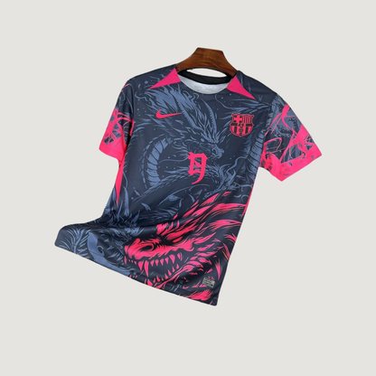 FC Barcelone – Maillot Concept 2025/26 – Noir, Rose - avant