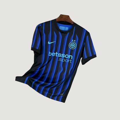 Inter Milan – Maillot Domicile 2025/26 – Noir & Bleu - avant
