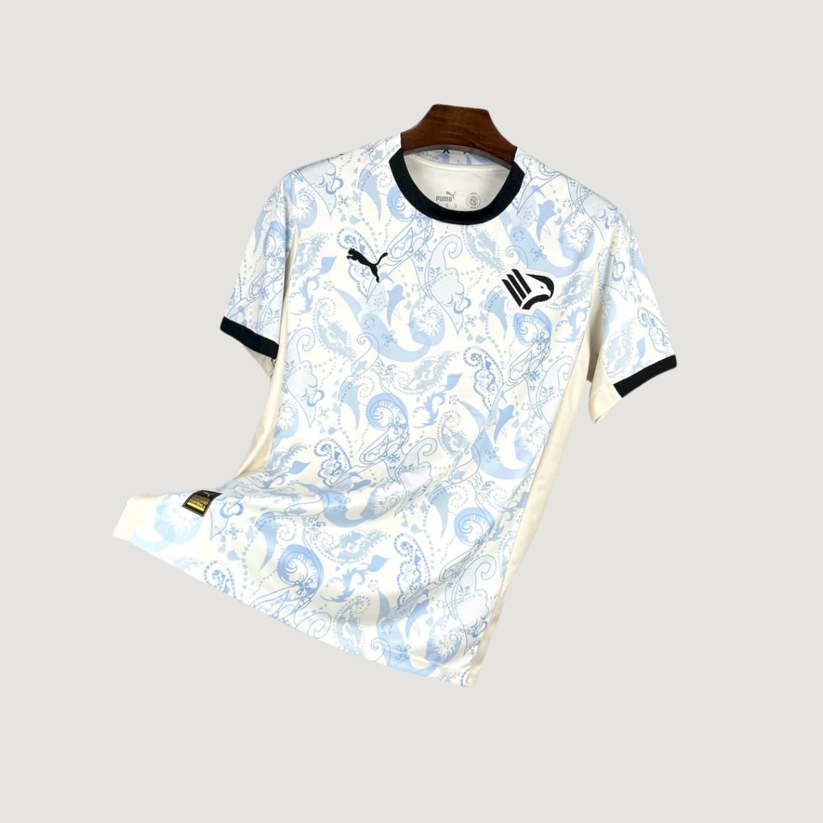 Palerme – Maillot Third 2025/26 – Blanc & Bleu - avant