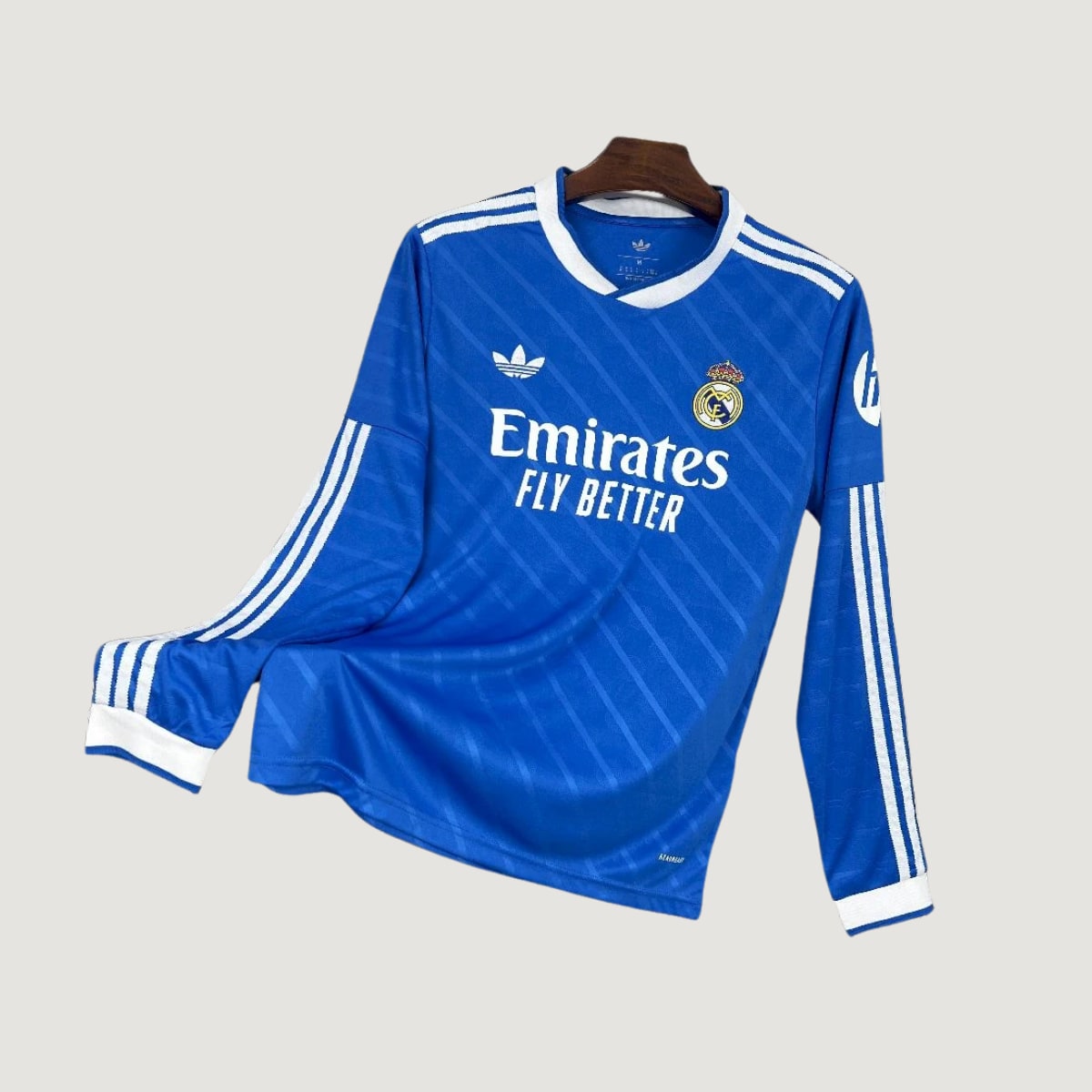 Real Madrid – Maillot Third 2025/2026 Manches Longues – Bleu - avant