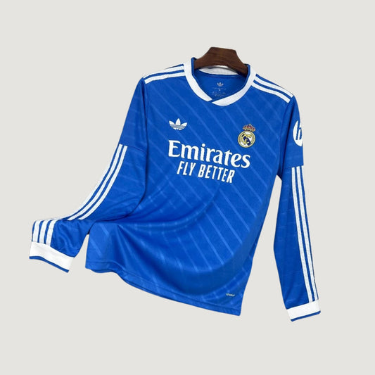 Real Madrid – Maillot Third 2025/2026 Manches Longues – Bleu - avant