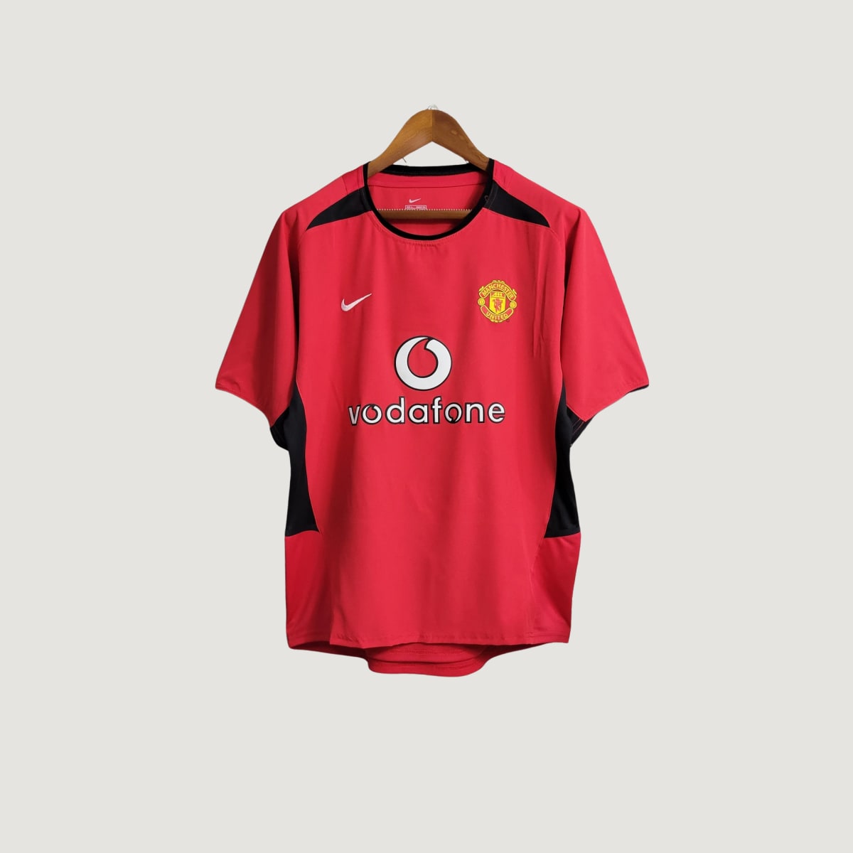 Manchester United – Maillot Retro 2002/04 – Rouge - avant