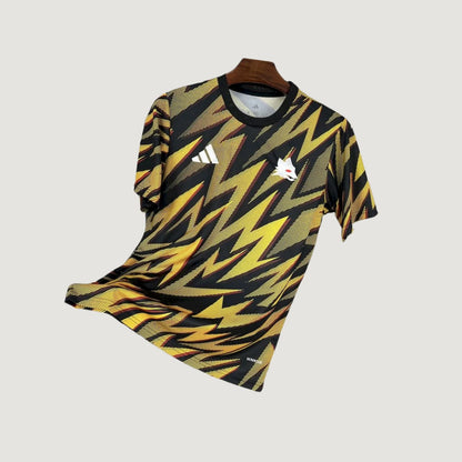 AS Roma – Maillot Entraînement 2025/26 – Noir & Jaune - avant