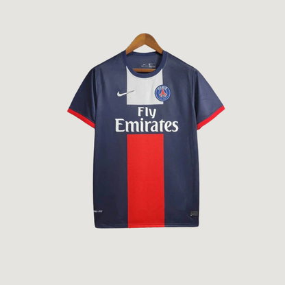 Paris Saint-Germain – Maillot Domicile 2013/14 – Bleu Marine, Rouge (Rétro) - avant