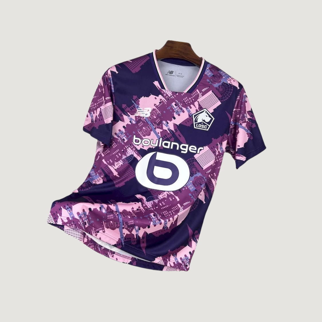 Lille LOSC – Maillot Extérieur 25/26 – Violet/Rose - avant