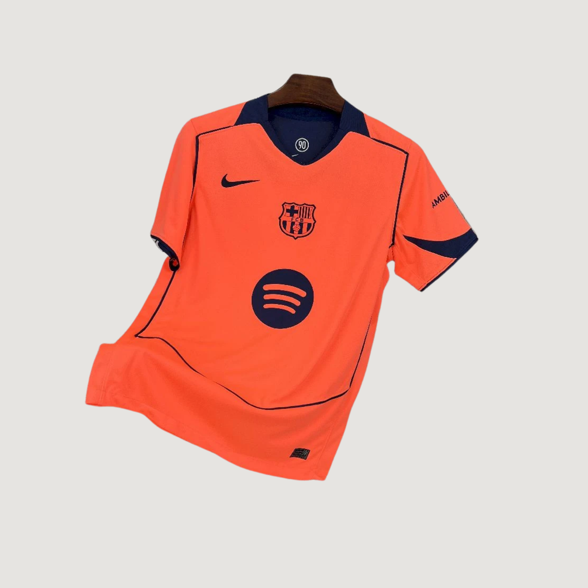 FC Barcelone – Maillot Third 25/26 – Orange, Marine - avant