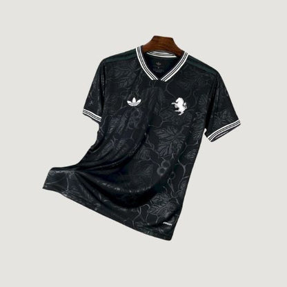 Juventus – Maillot Third 2025/26 – Noir/Gris Motif Floral - avant
