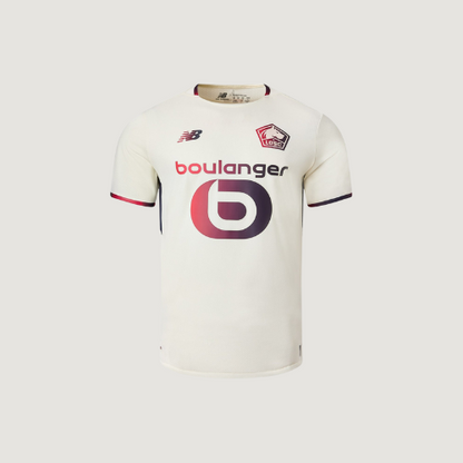 LOSC Lille – Maillot Extérieur 25/26 – Blanc, Granat - avant
