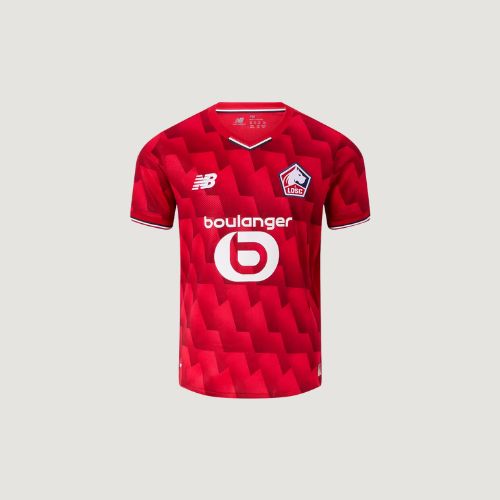 LOSC Lille – Maillot Domicile 25/26 – Rouge,Blanc - avant