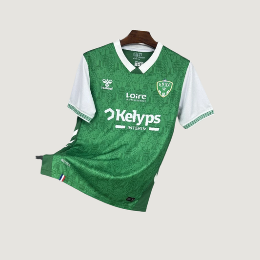 AS Saint-Étienne – Maillot Domicile 2025/26 – Vert,Blanc - avant